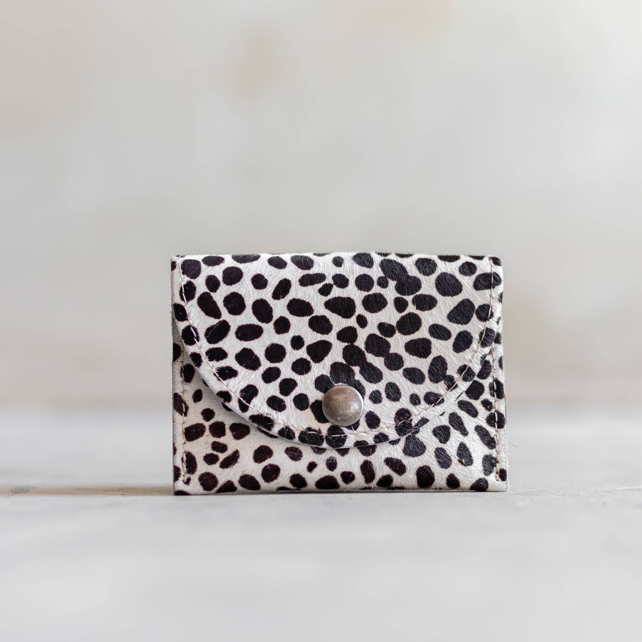 Van Buren - Vente Pochette – femme - Portefeuille en cuir de vachette à bouton-pression | 11 variantes8