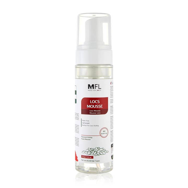 Made For Locs - Wholesale Hair Styling Gel/Mousse - Locs Styling Flaxseed Mousse | 7 oz