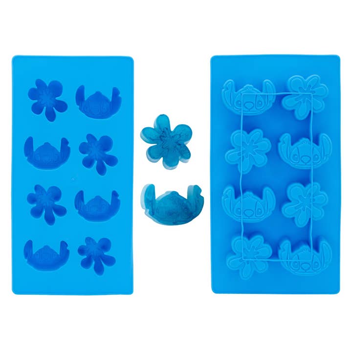 Disney Lilo & Stitch Silicone Mold Ice Cube Tray | Makes 8 Cubes for wholesale by Toynk