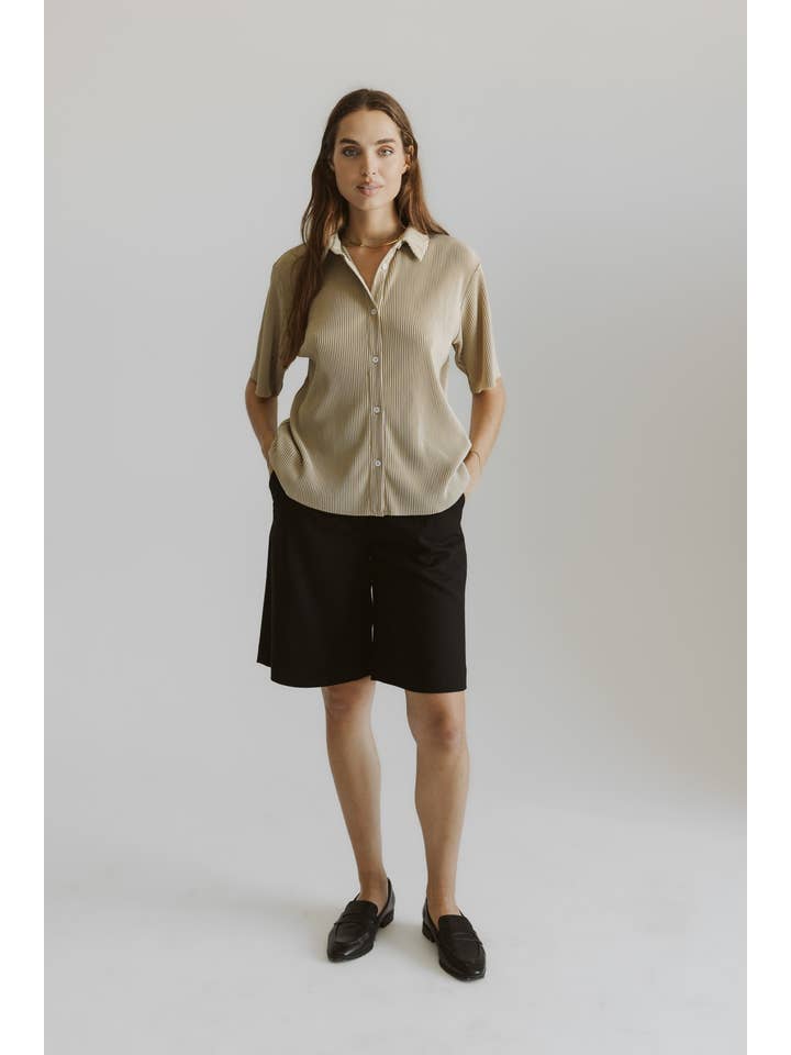 All Row - Wholesale Button Down Shirt - Women's - The Sammy Top1