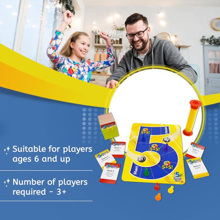 Play Monster - Wholesale Board Game - University Games 5 Second Rule Junior Game