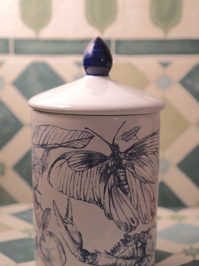 HIC ET NUNC 400gr (14oz) 3-væge lys i keramisk vase for engroshandel hos FESTINA LENTE MILANO