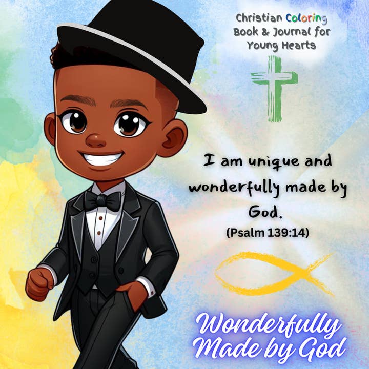 3 Kool Kings - Wholesale Coloring & Activity Book - Kids & Baby - Wonderfully Made by God | Christian Coloring Book & Journal