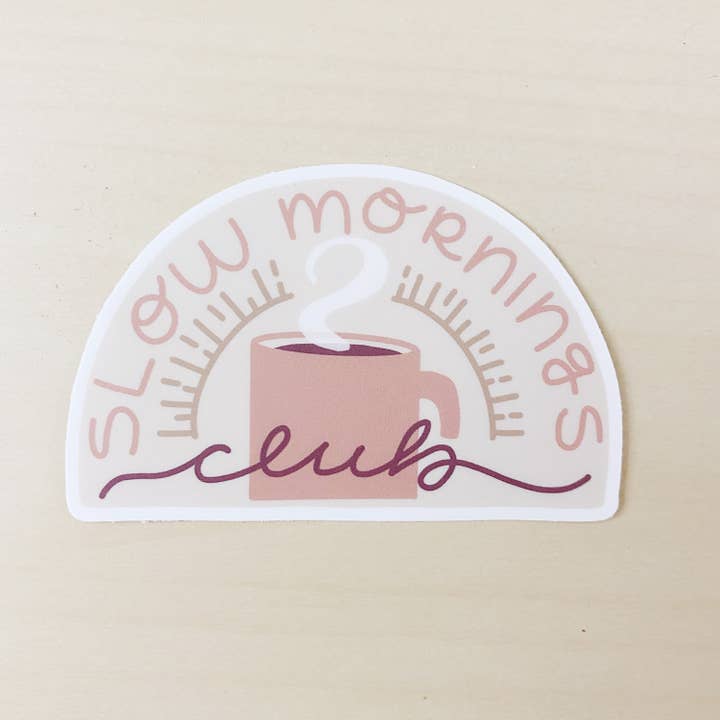 Bee Sweet Studio - Wholesale Sticker - Boho Cute Coffee & Not A Morning Person Sticker Set1