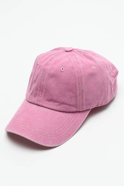 JOSSLYN by wall to wall - Wholesale Baseball Cap - Women's - VINTAGE WASHED BASEBALL CAP 40HW70215