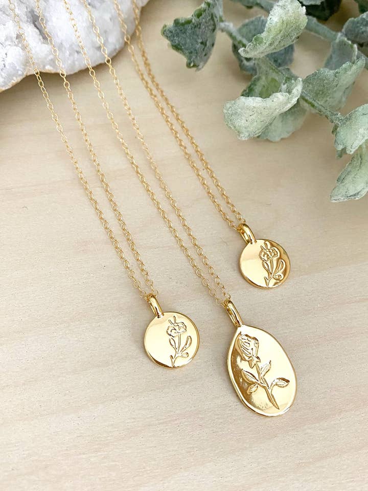 Colar pingente rosa por atacado de Pyrite and Pearls