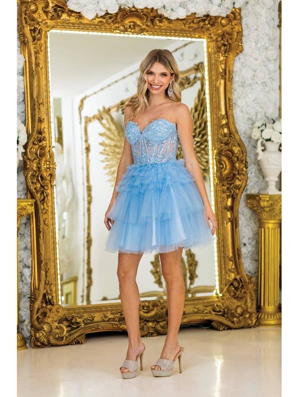 Dancing Queen Dress - Wholesale Dress - Women's - Playful Mini Homecoming Dress2