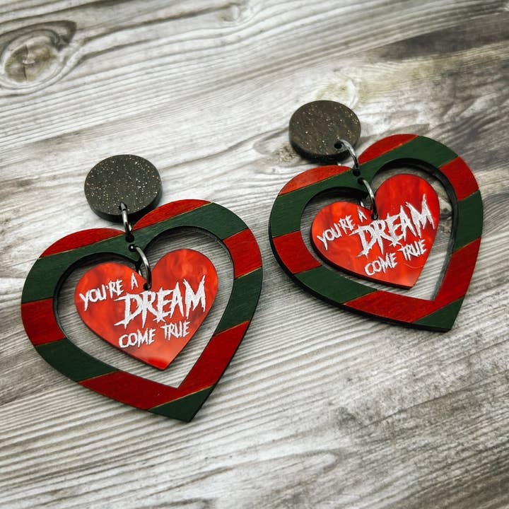 Coração de terror pendentes por atacado de Born 2 Blossom Designs