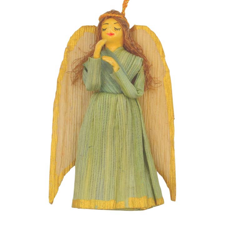 Didi Bahini Fair Trade - Wholesale Decorative Figurine - Corn Husk Angel