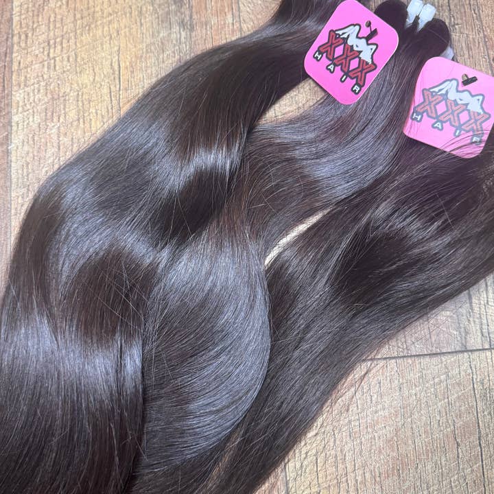 XXXHAIR LLC - Wholesale Hair Extensions - 2 Bundle Deal 18”,20” w/ FREE 22” HD 2*4 Lace Closure