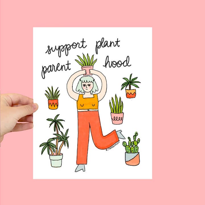 The Peach Fuzz - Wholesale Art Print - Plant Parenthood Print