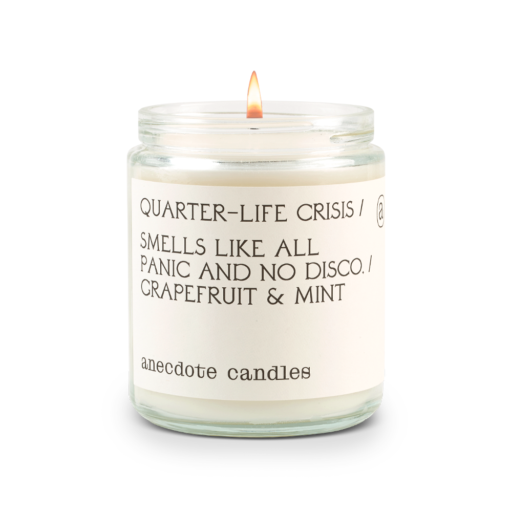 Anecdote Candles - Wholesale Jar/Filled Candle - Quarter-life Crisis (Grapefruit & Mint) Candle4