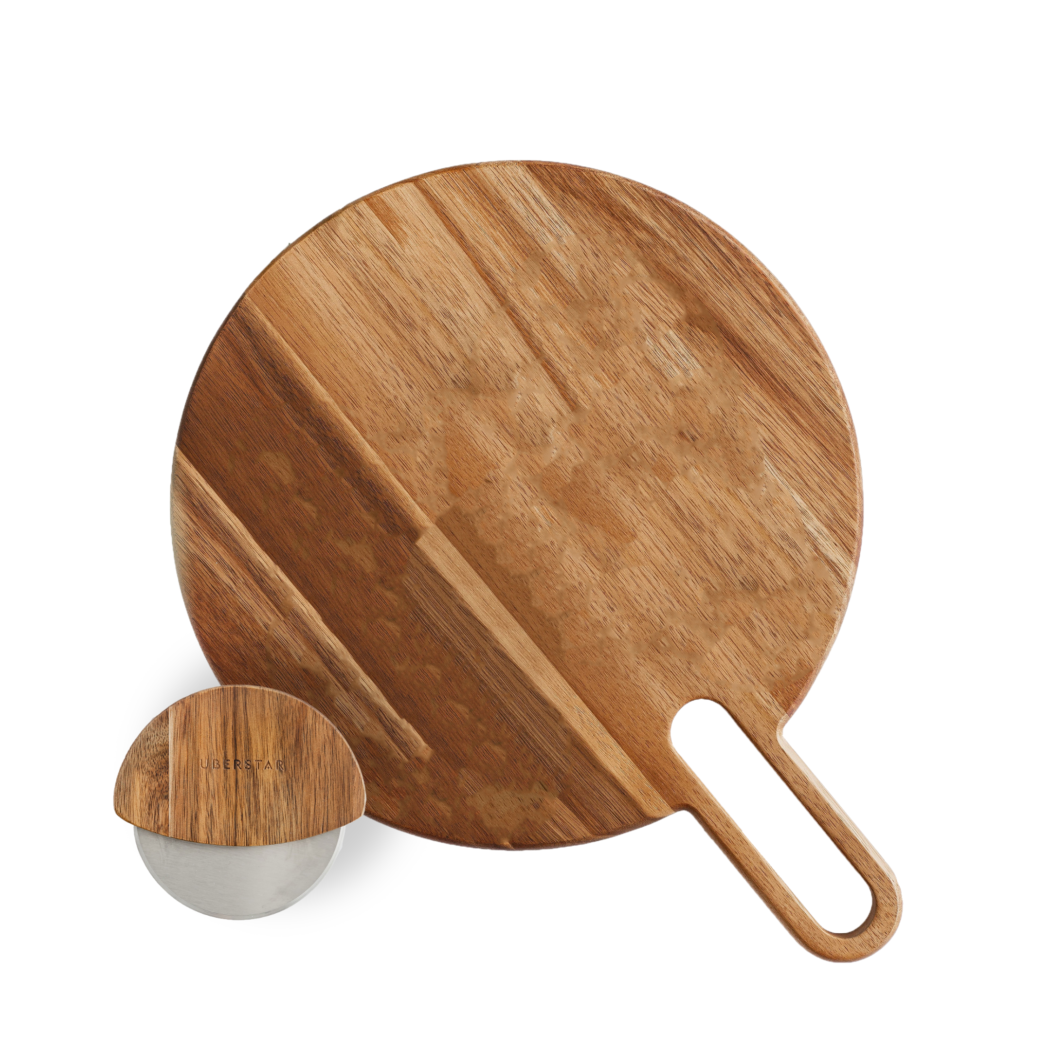 UBERSTAR – wholesale Pizza board – Pizza Board & Cutter Gift Set0