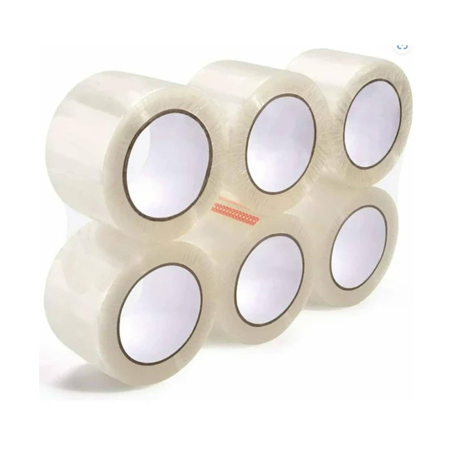 IPACKNOW INC - Wholesale Plakband - 6 rollen zware transparante verpakkingstape, 3" x 110', 2,0 mil0