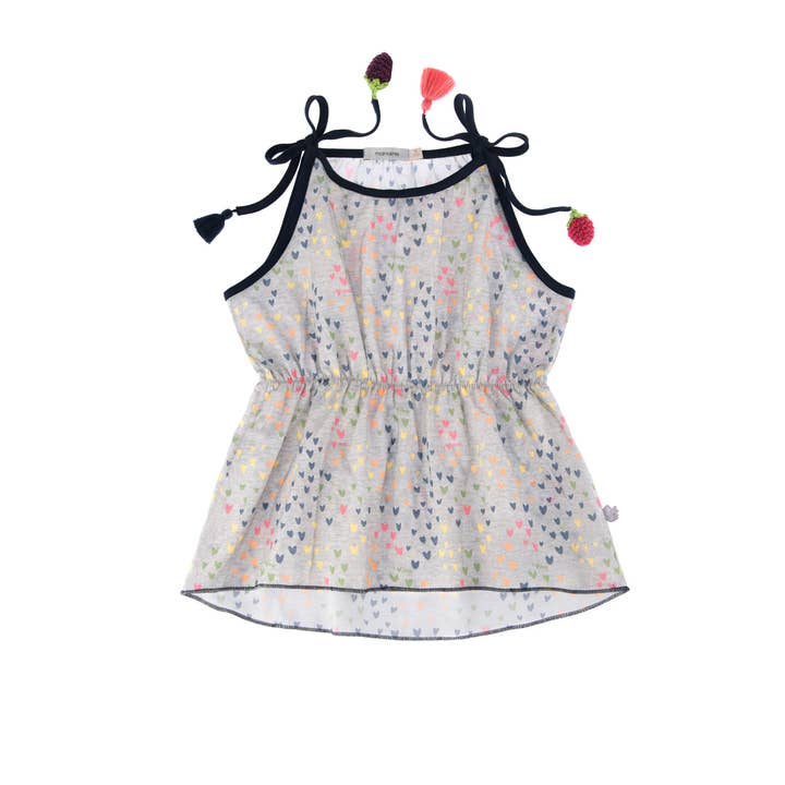 Top en coton biologique I LOVE PICNIC pour la vente par Marraine Kids