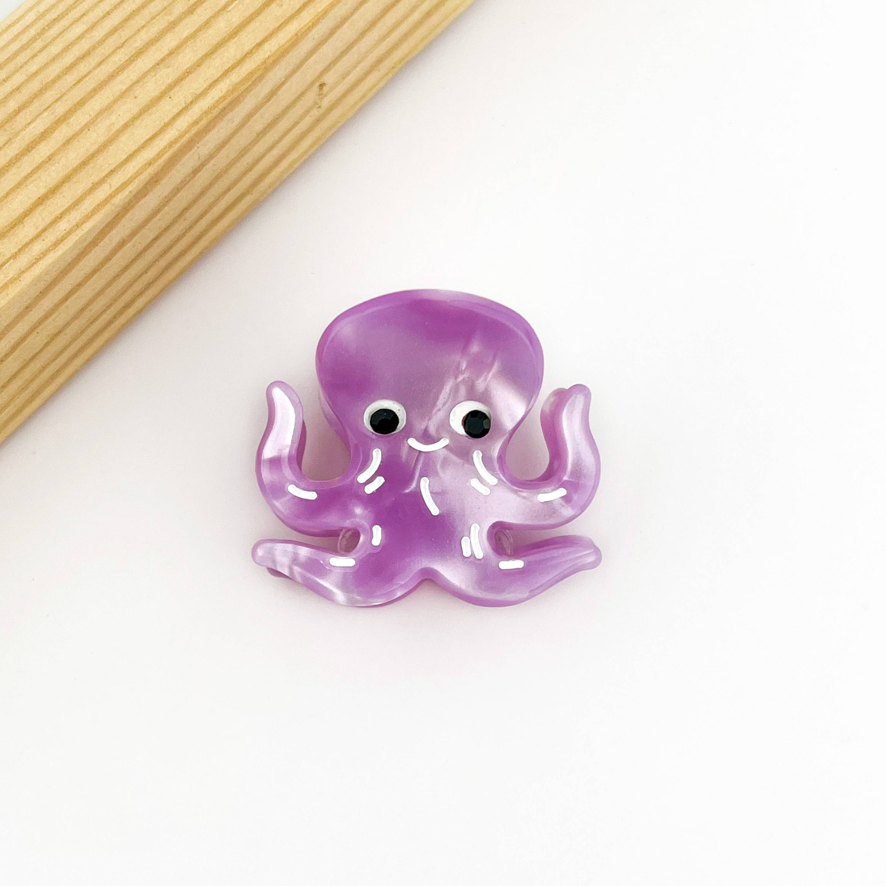 SoapElenGlen - Wholesale Hair Clip - Women's - Acetate Shark Octopus Hair Claw Clip,Mini Hair Clip3