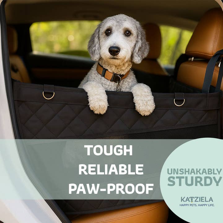 Katziela - Wholesale Pet Carrier - Dog - Katziela Single Dog Back Seat Cover Waterproof Quilted 5