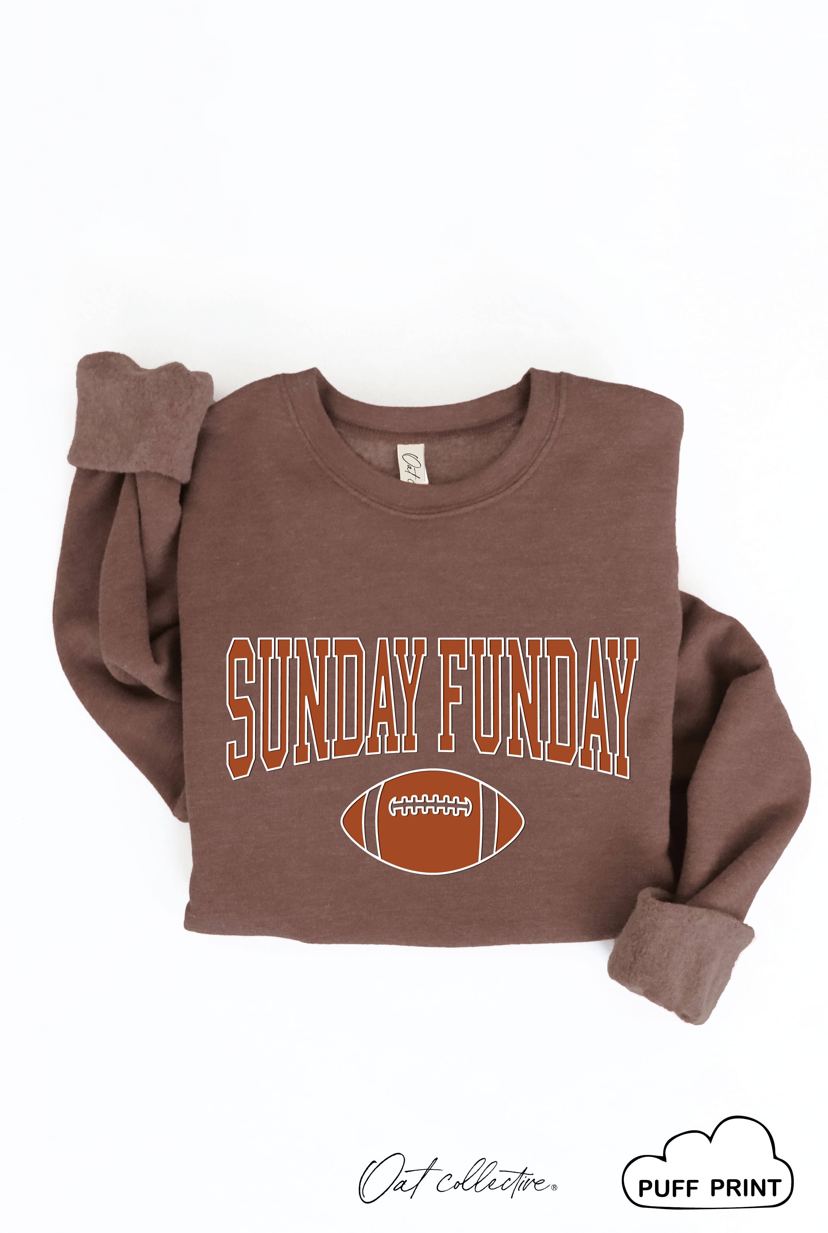 OAT COLLECTIVE - Wholesale Graphic Sweatshirt - Women's - SUNDAY FUNDAY PUFF Graphic Sweatshirt21