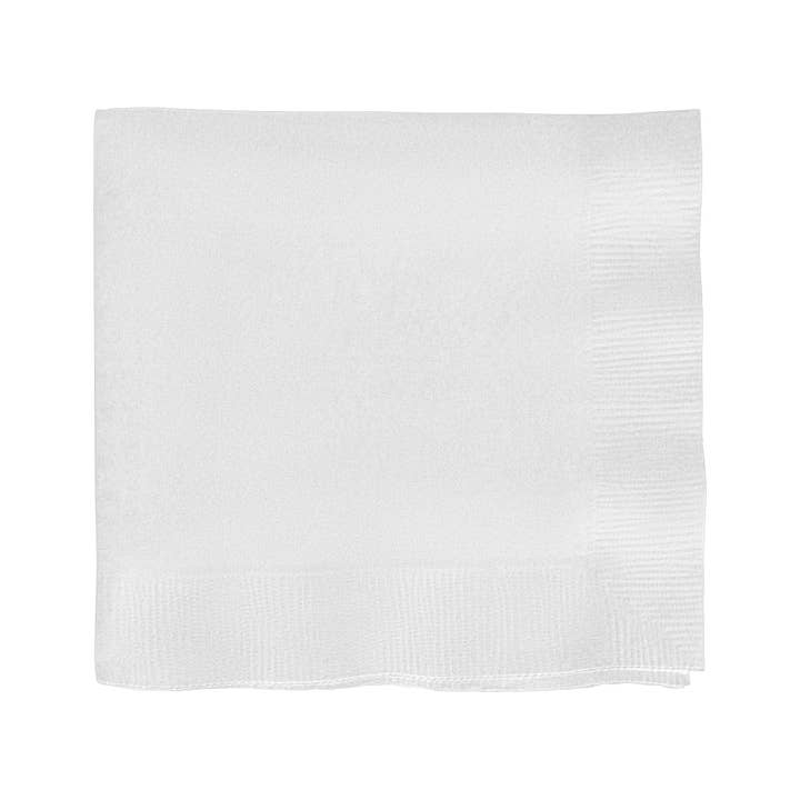 White Paper Beverage/Cocktail Napkins - 50 pcs for wholesale by Smarty had a Party