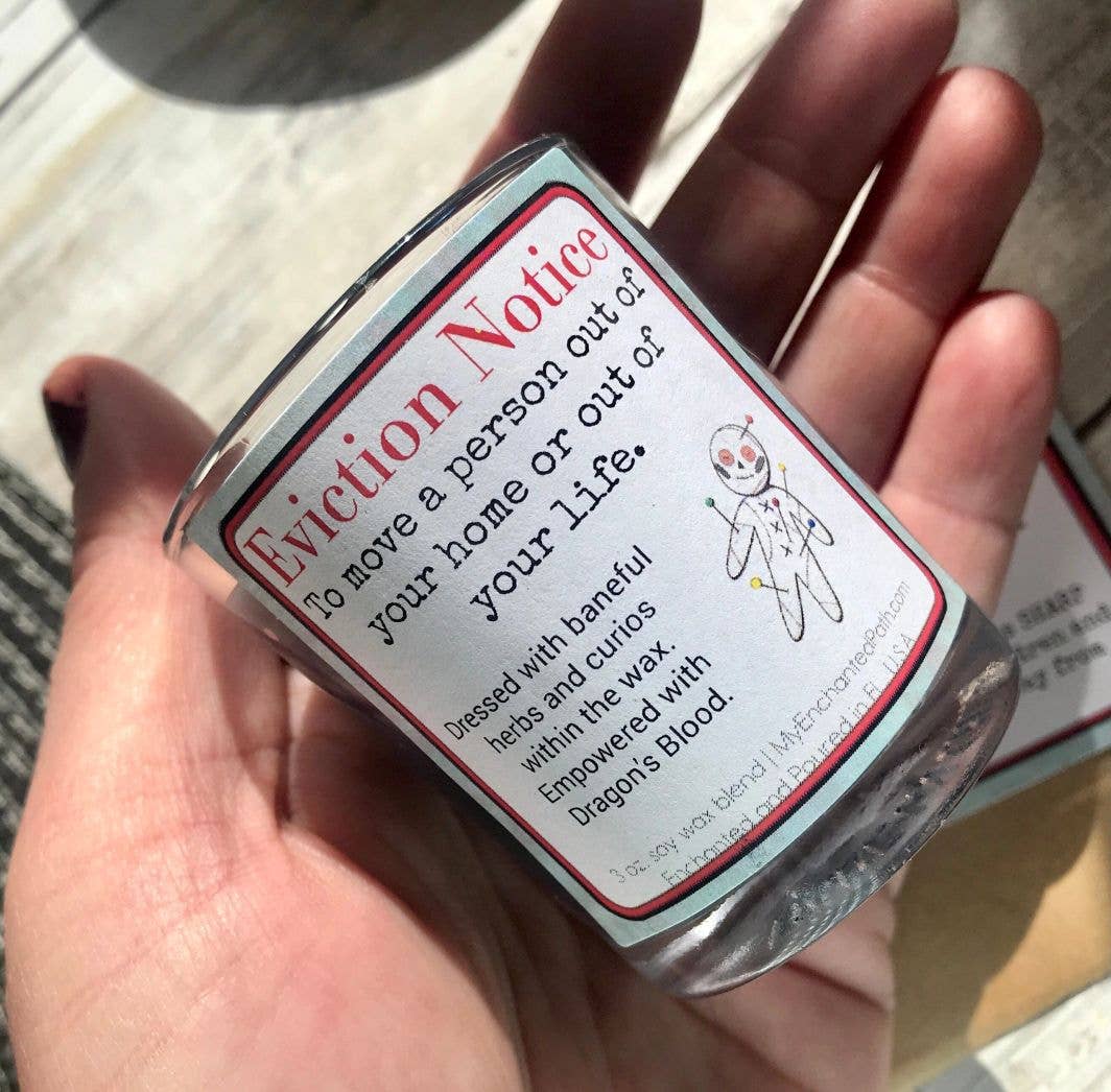 My Enchanted Path - Vente Bougie votive - Bougie à orthographe fixe avec avis d'expulsion | Bougie votive de 3 onces3