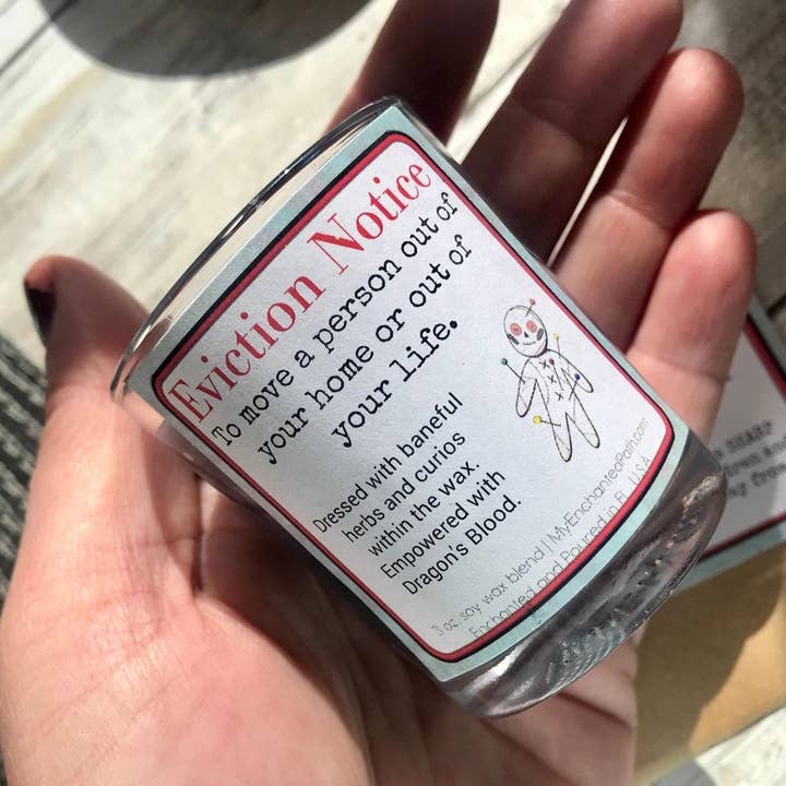 My Enchanted Path - Vente Bougie votive - Bougie à orthographe fixe avec avis d'expulsion | Bougie votive de 3 onces3