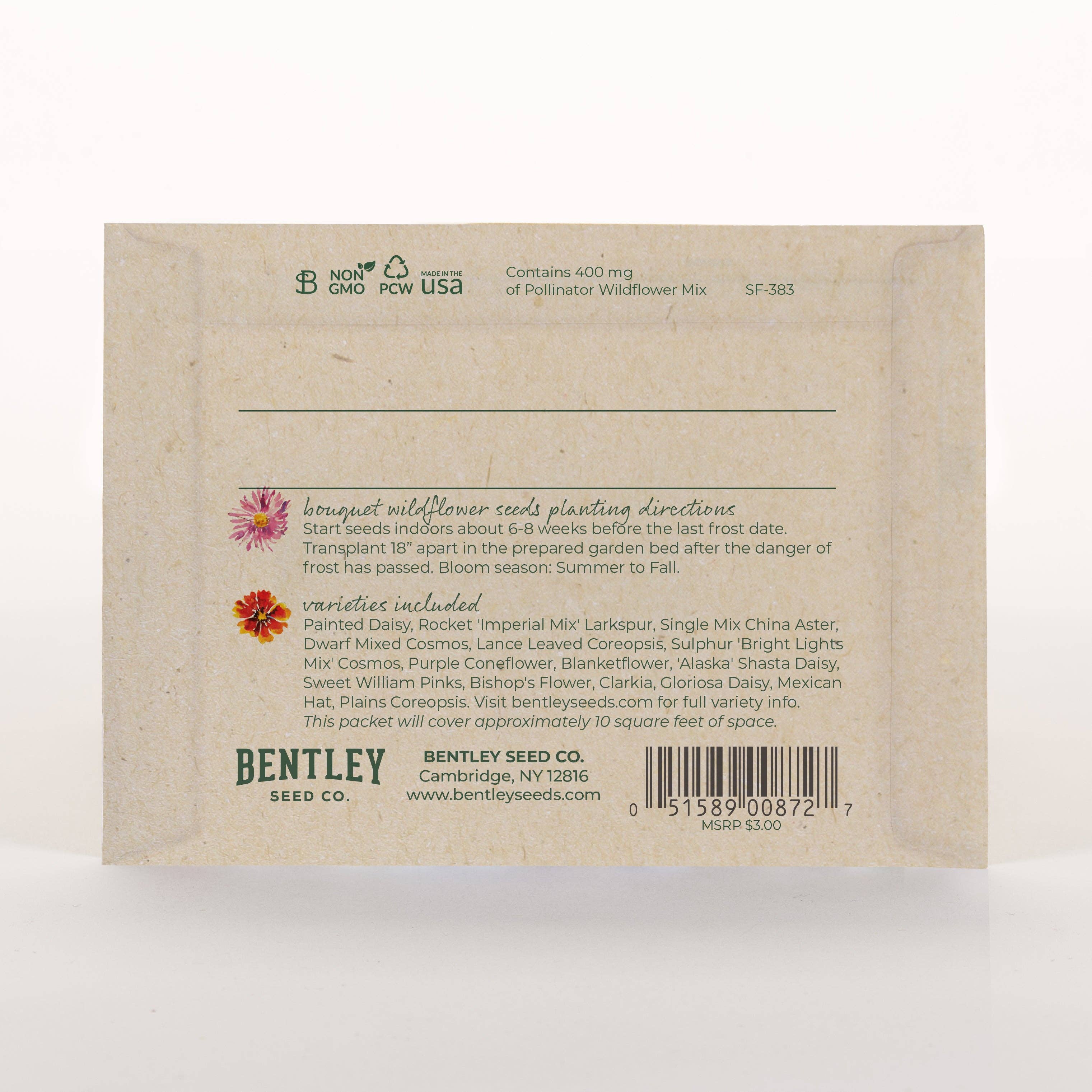 Bentley Seed Co. - Wholesale Thinking of You Card - Thinking of You Bouquet - Wildflower Mix Seed Packets5