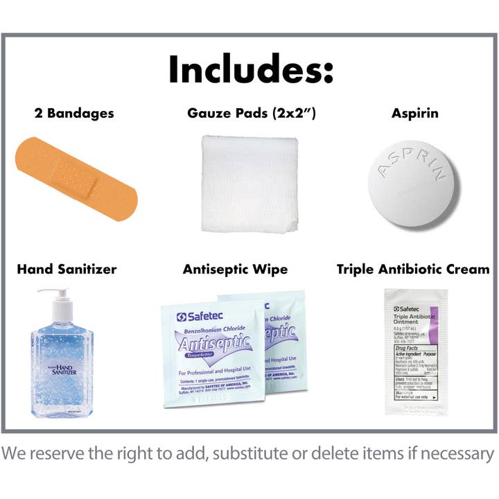 Potty Packs - Wholesale First Aid Kit - First Aid Kit: Compact & Essential for Small Emergencies