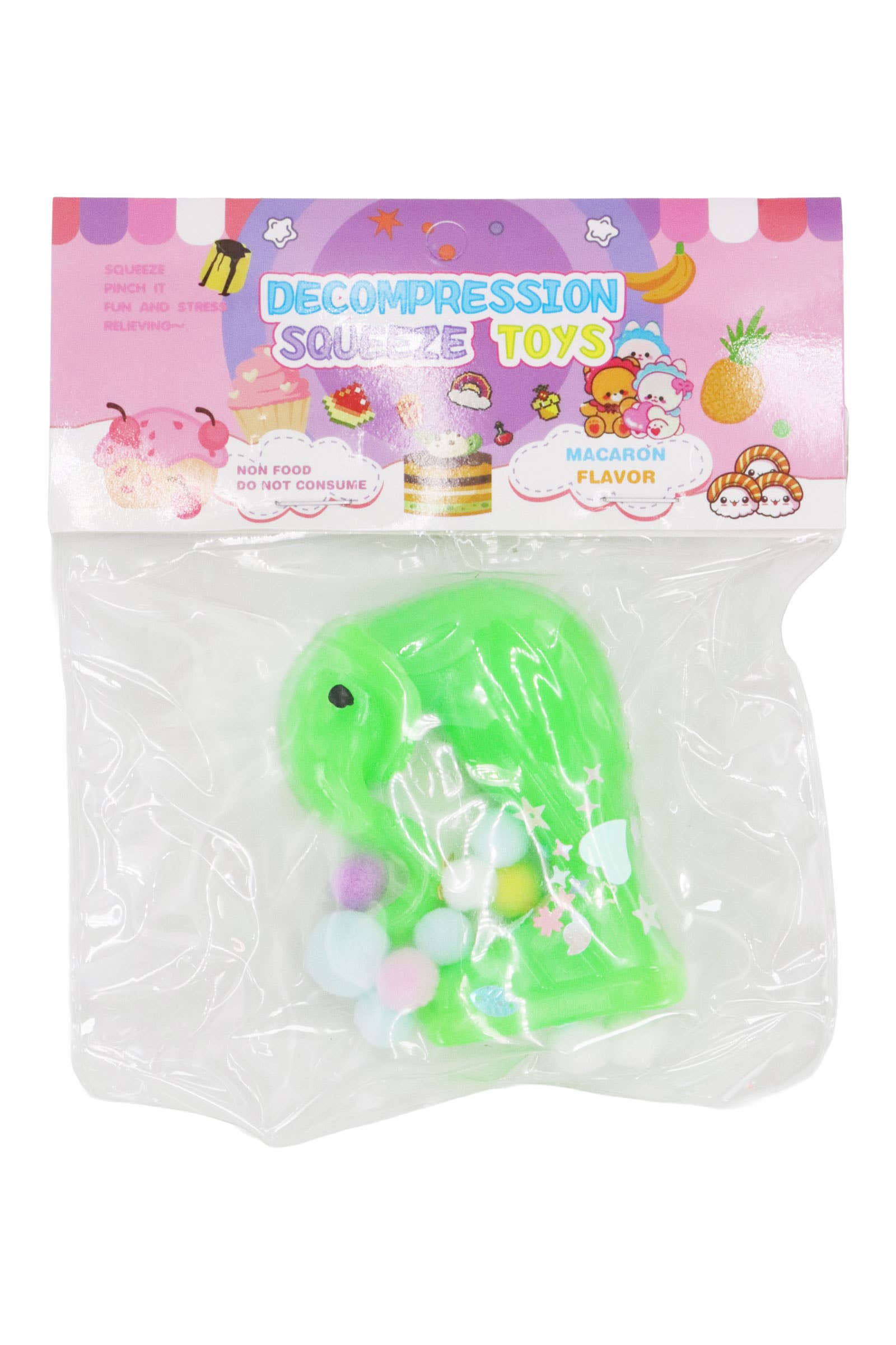 ASSORTED Brain Rot Memes Mochi Pom Pom Squishy Bag - 20 pcs for wholesale on Faire13