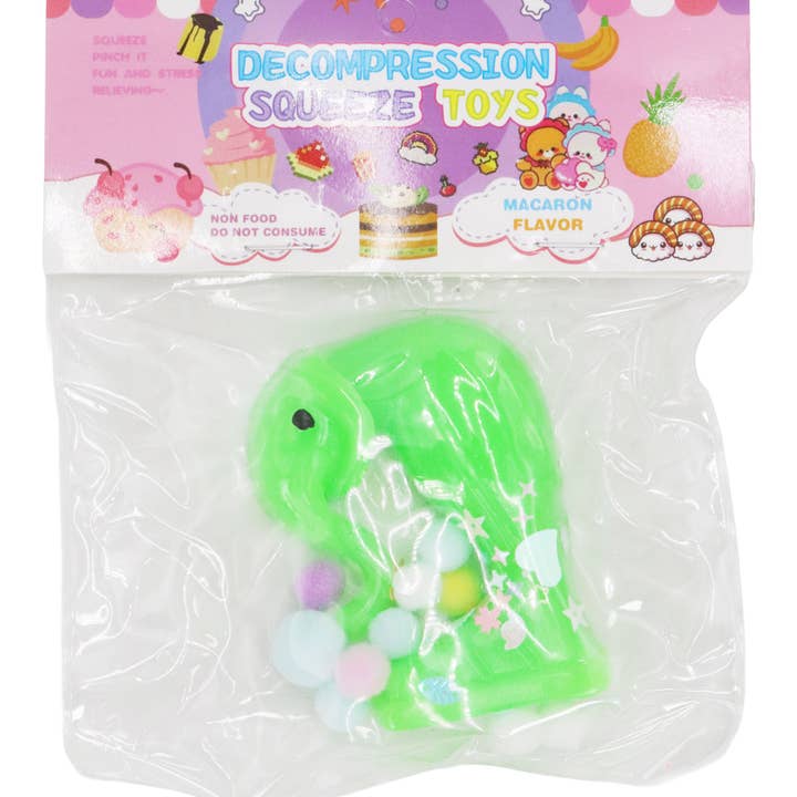 ASSORTED Brain Rot Memes Mochi Pom Pom Squishy Bag - 20 pcs for wholesale on Faire13