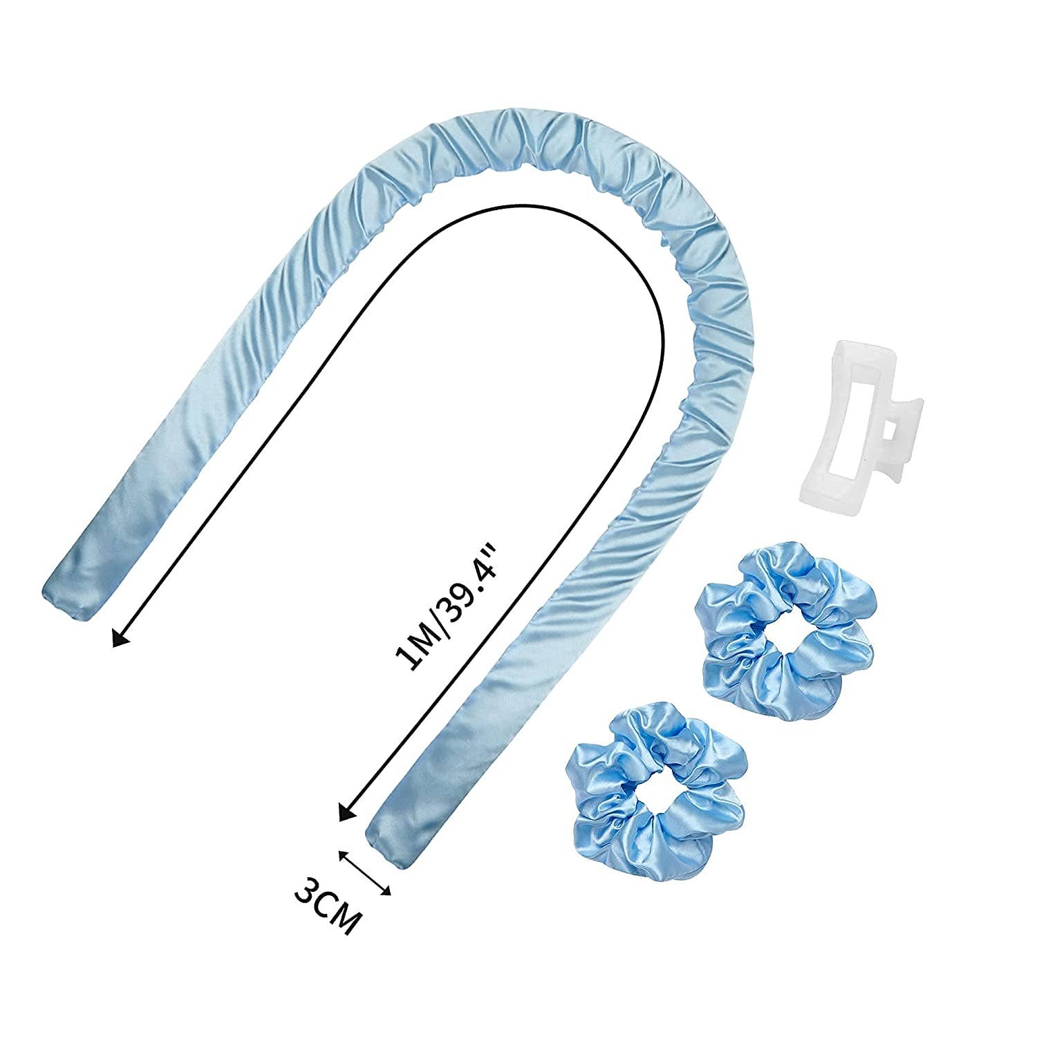 VIGOR - Vente Bigoudis - Boucles à cheveux en satin Heatless de qualité supérieure6