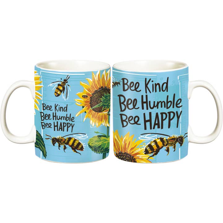Bee Kind Bee Humble Bee Happy Mug for wholesale by Primitives by Kathy
