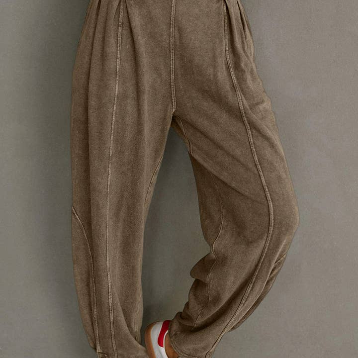 Mineral Wash High Waist Relaxed Fit Jogger Pants and other Purchase Wholesale apparel sweatpants. Free Returns & Net 60 Terms on Faire trending on Faire.