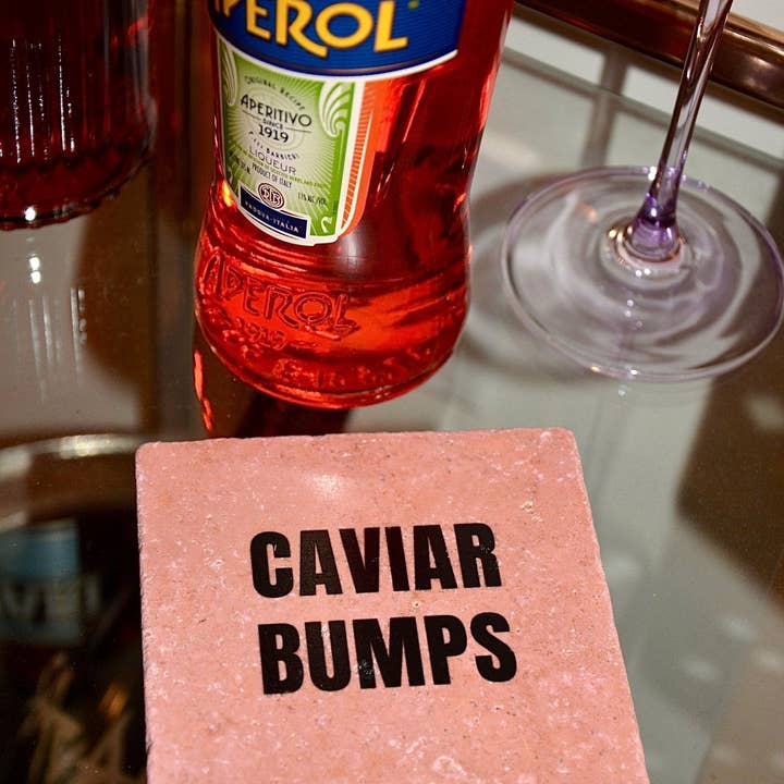 CAVIAR BUMPS COASTER for engroshandel hos House of Savage