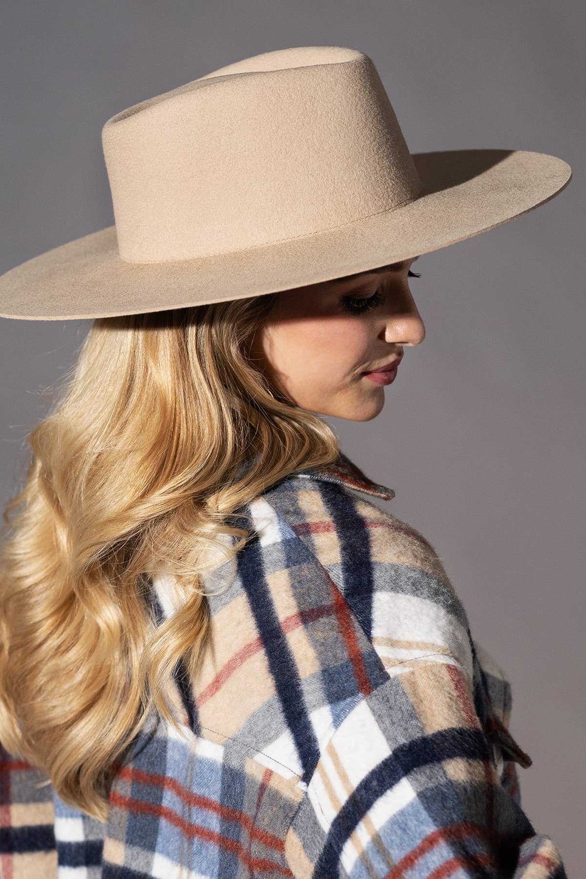 Urbanista - Wholesale Fedora - Women's - 100% Australian Wool Triangular Panama Hat-Blank33