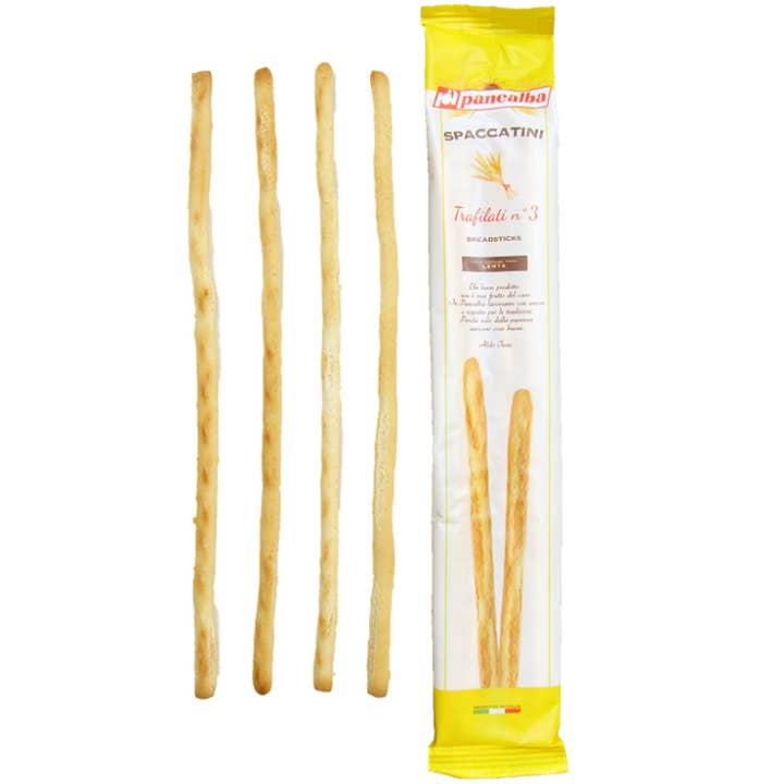 Wholesome Good - Wholesale Crackers - Panealba Thin Grissini Breadsticks / 16 bags per case2