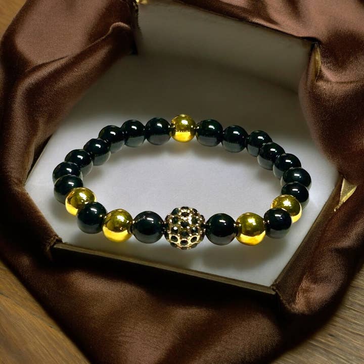 Shimmering Gold Hematite for wholesale by Supr Nova Wrists