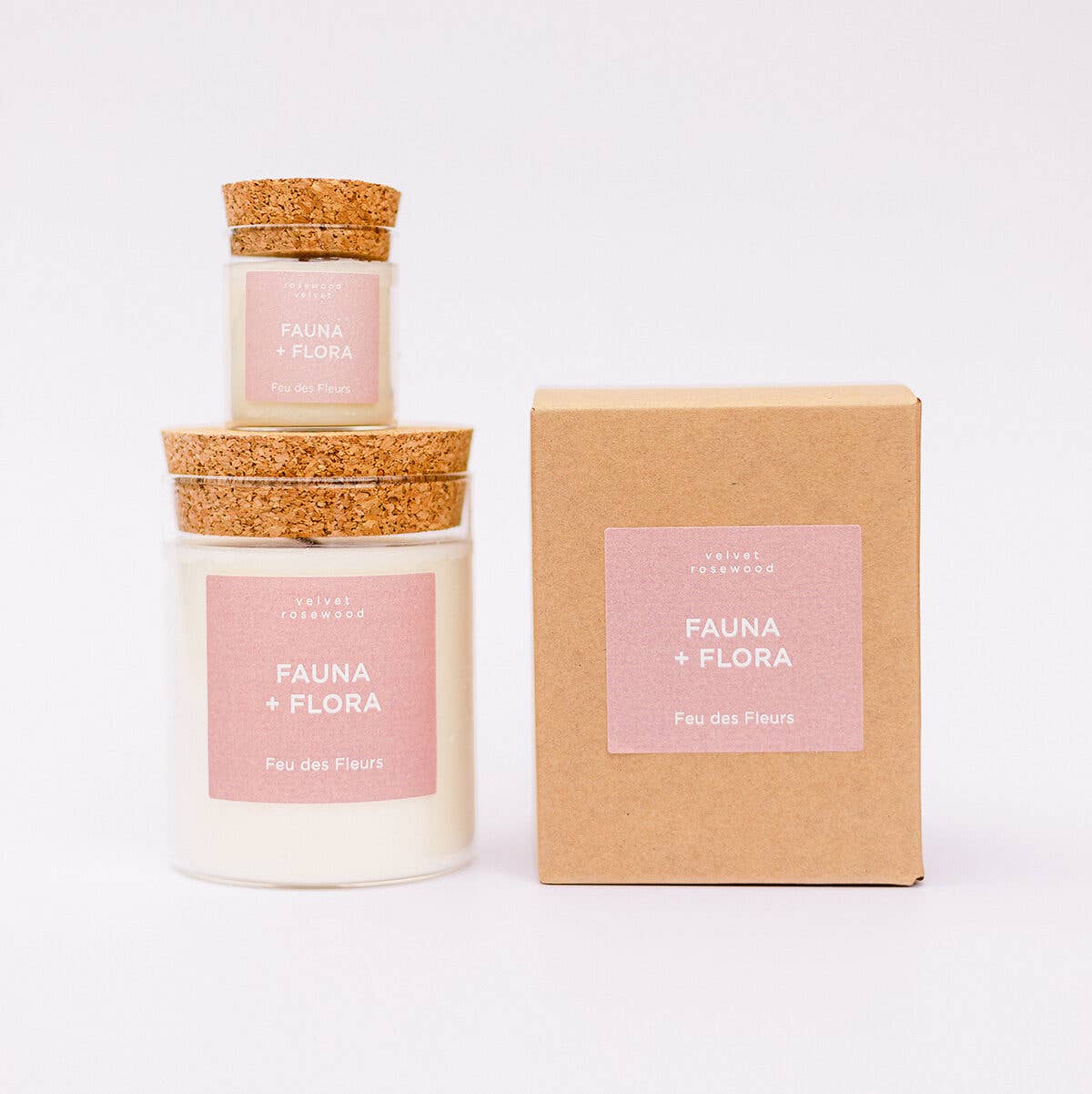 Feu des Fleurs - Wholesale Jar/Filled Candle - Candle Fauna & Flora - 50gr0