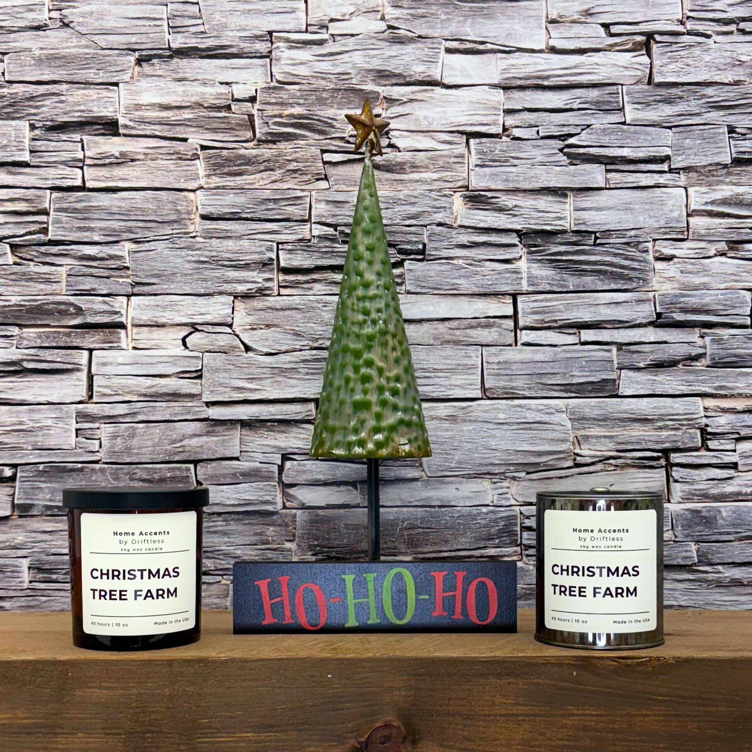 Home Accents By Driftless - Vente Bougie en bocal - Bougies de Ferme de Sapins de Noël en Gros - Décorations de Fêtes1