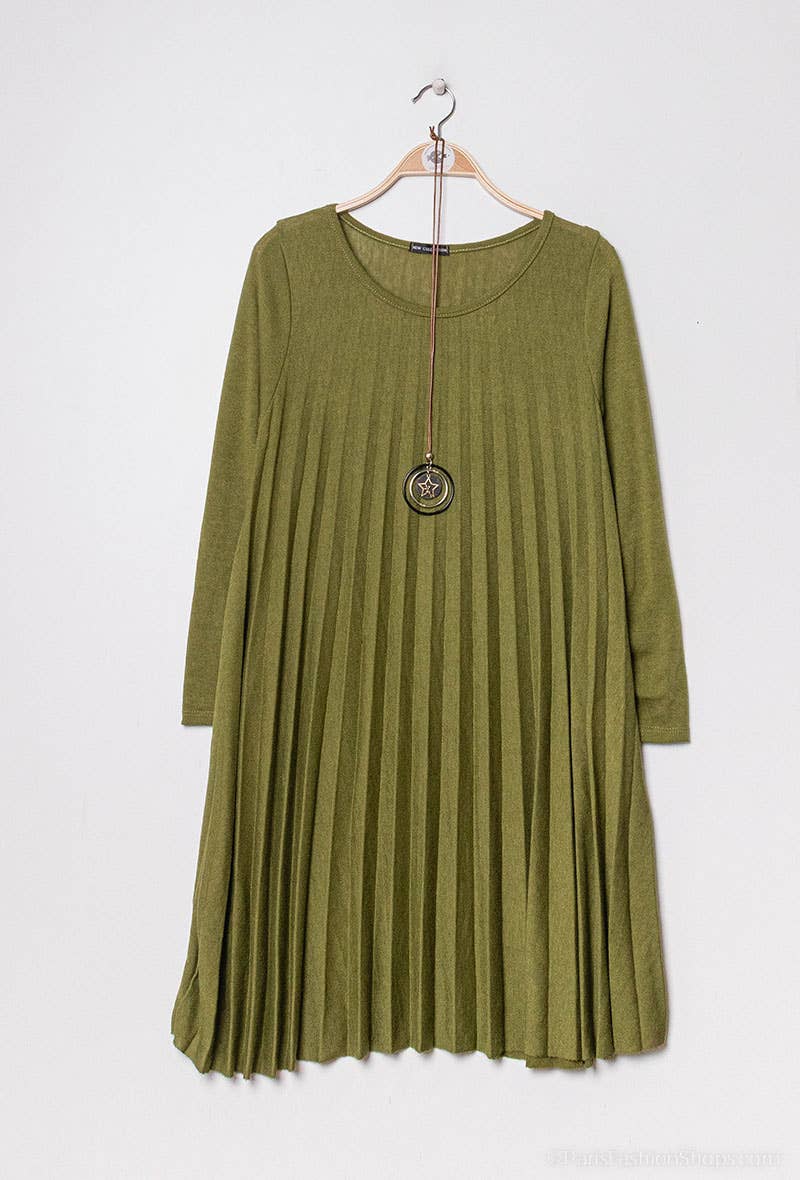 P&R STAR - Wholesale Dress - Women's - Pleated knit dress18