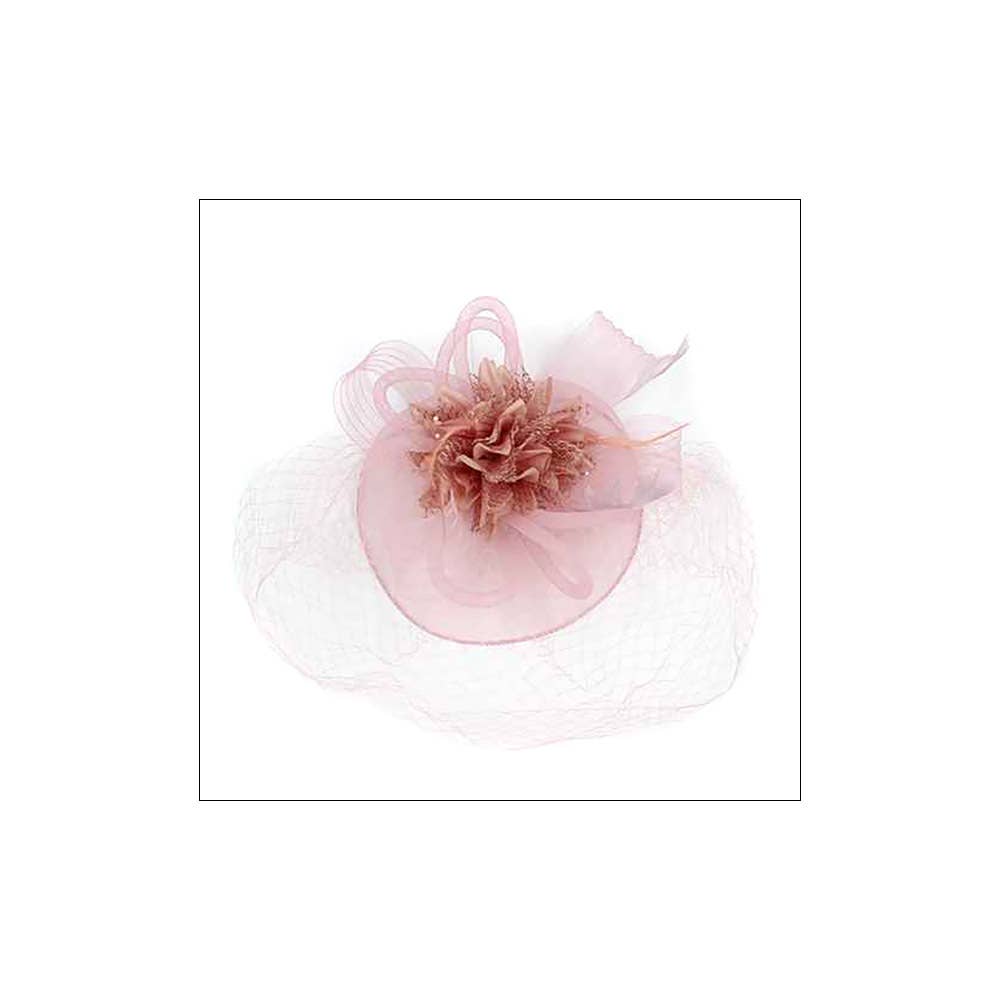 Sensibling Corp. - Wholesale Fascinator Hat - Women's - Bow Flower Feather Mesh Fascinator / Headband20