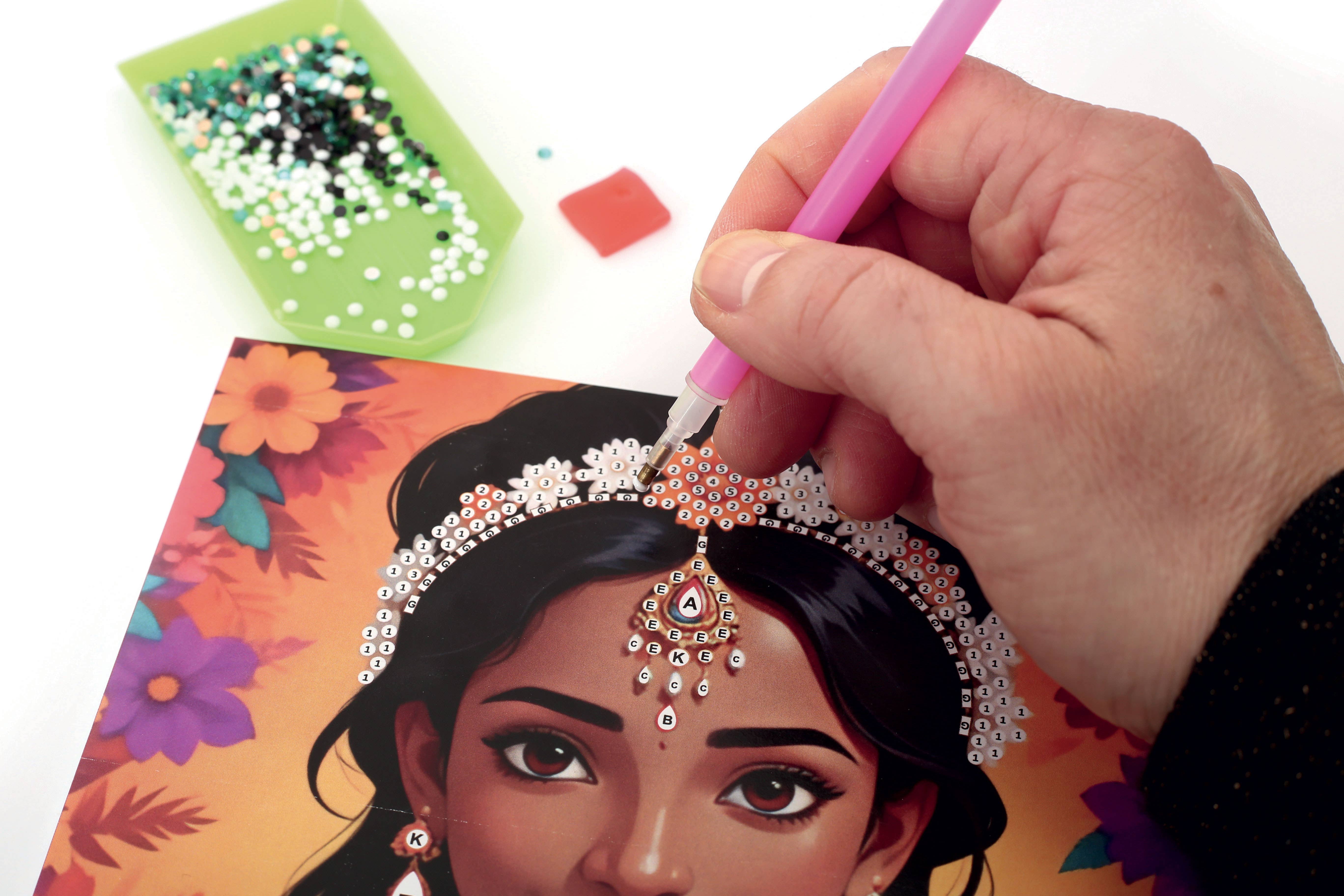 Graine Créative - Wholesale DIY Craft Kit - Kids - CARD TO BE EMBELLISHED DREAM OF THE ORIENT4