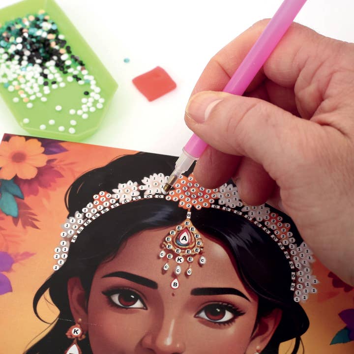 Graine Créative - Wholesale DIY Craft Kit - Kids - CARD TO BE EMBELLISHED DREAM OF THE ORIENT4