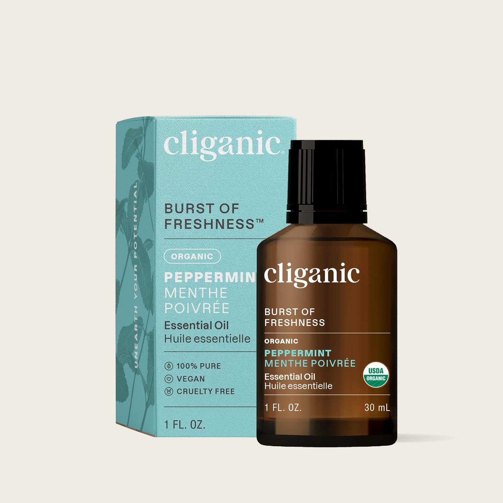 Cliganic - Wholesale Essential Oil - Organic Peppermint Essential Oil8