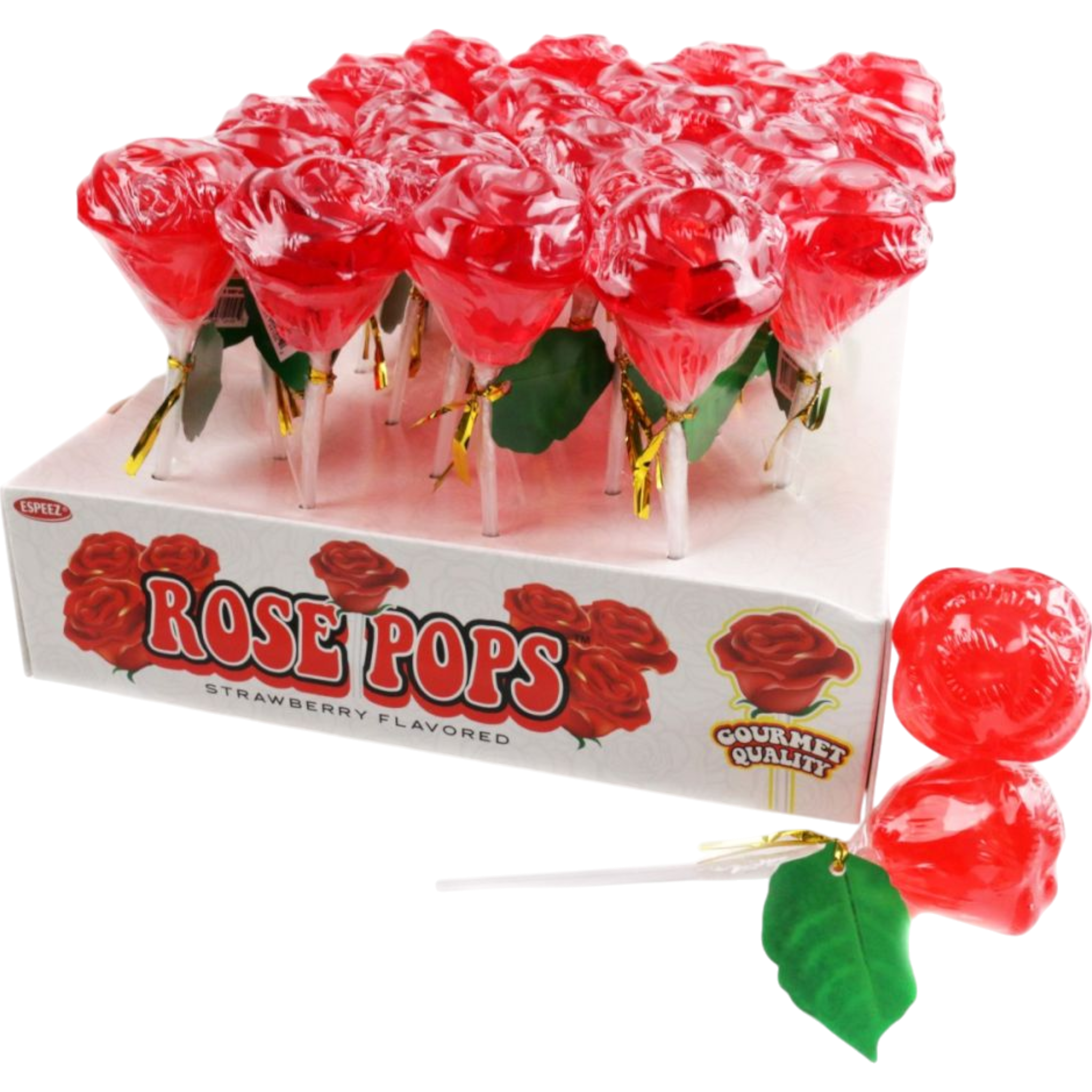 Cow Crack Wholesale - Wholesale Lollipop - Red Rose Pops Lollipop 0