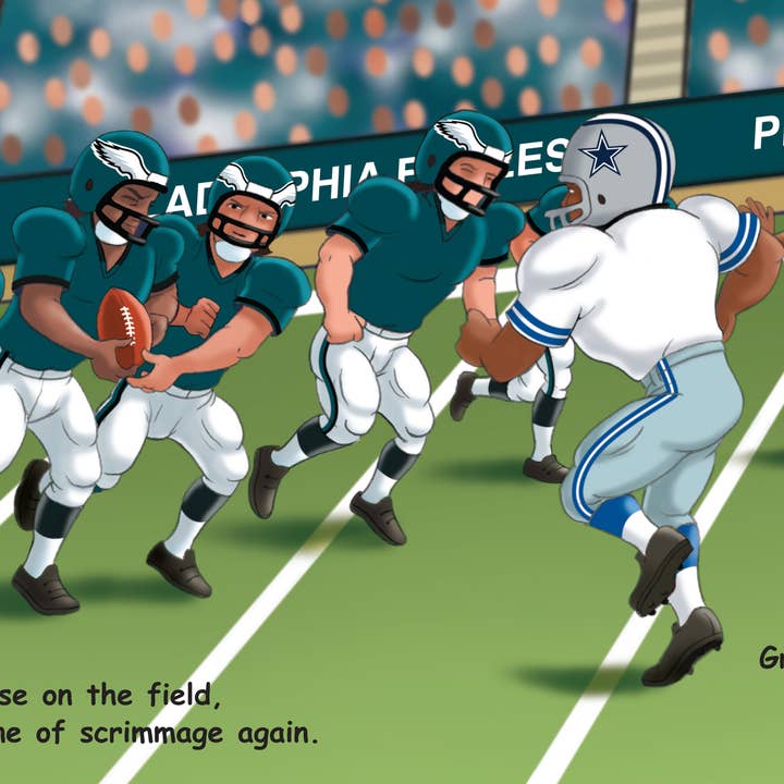 Michaelson Entertainment-Childrens Sports Board Books & Toys - Wholesale Preschool Book (3-5) - Good Night, Eagles3