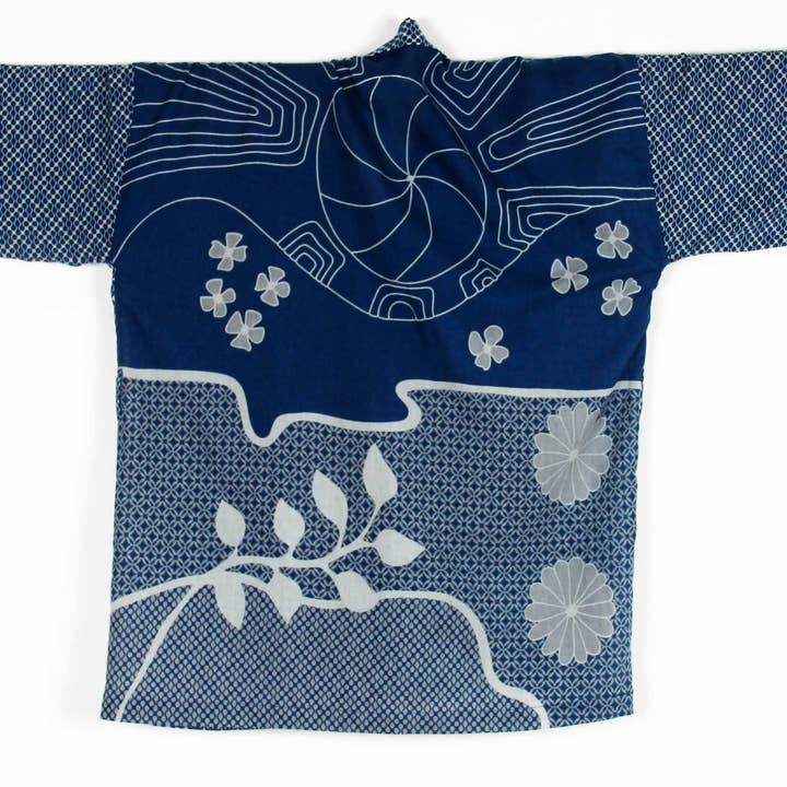 Les Belles Vagabondes - Wholesale Kimono - Women's - Natsunohi Marine Kimono
