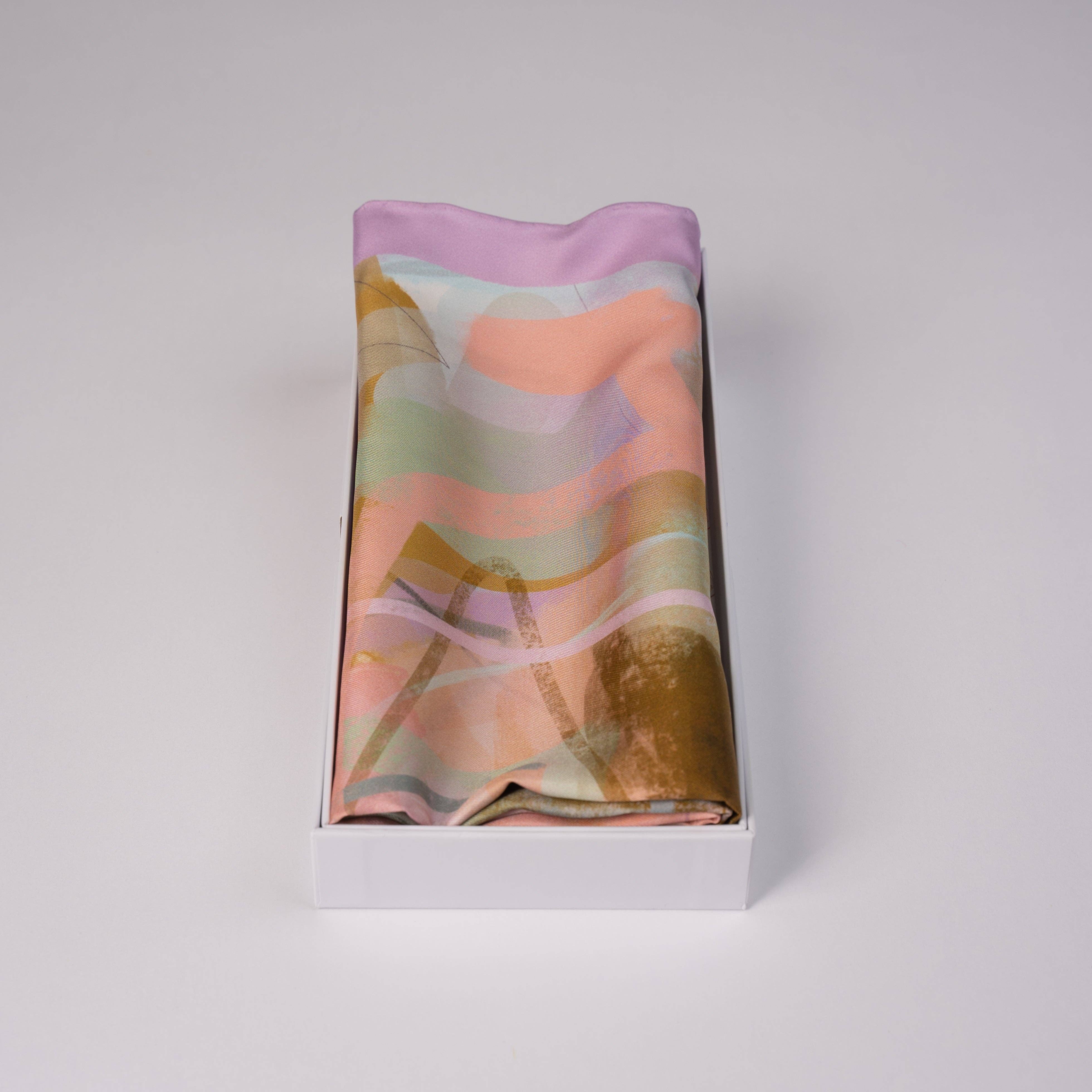 Windy O'Connor Art & Home - Wholesale Scarf - Women's - Mango Mania - Large Silk Scarf2