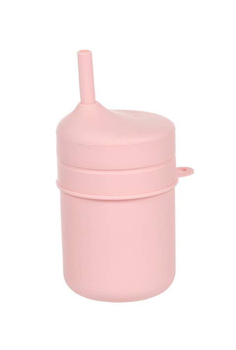 London Bridge & Maison Chic - Vente Verre/tasse – enfant et bébé - Tasse à boisson en silicone avec couvercle et paille2