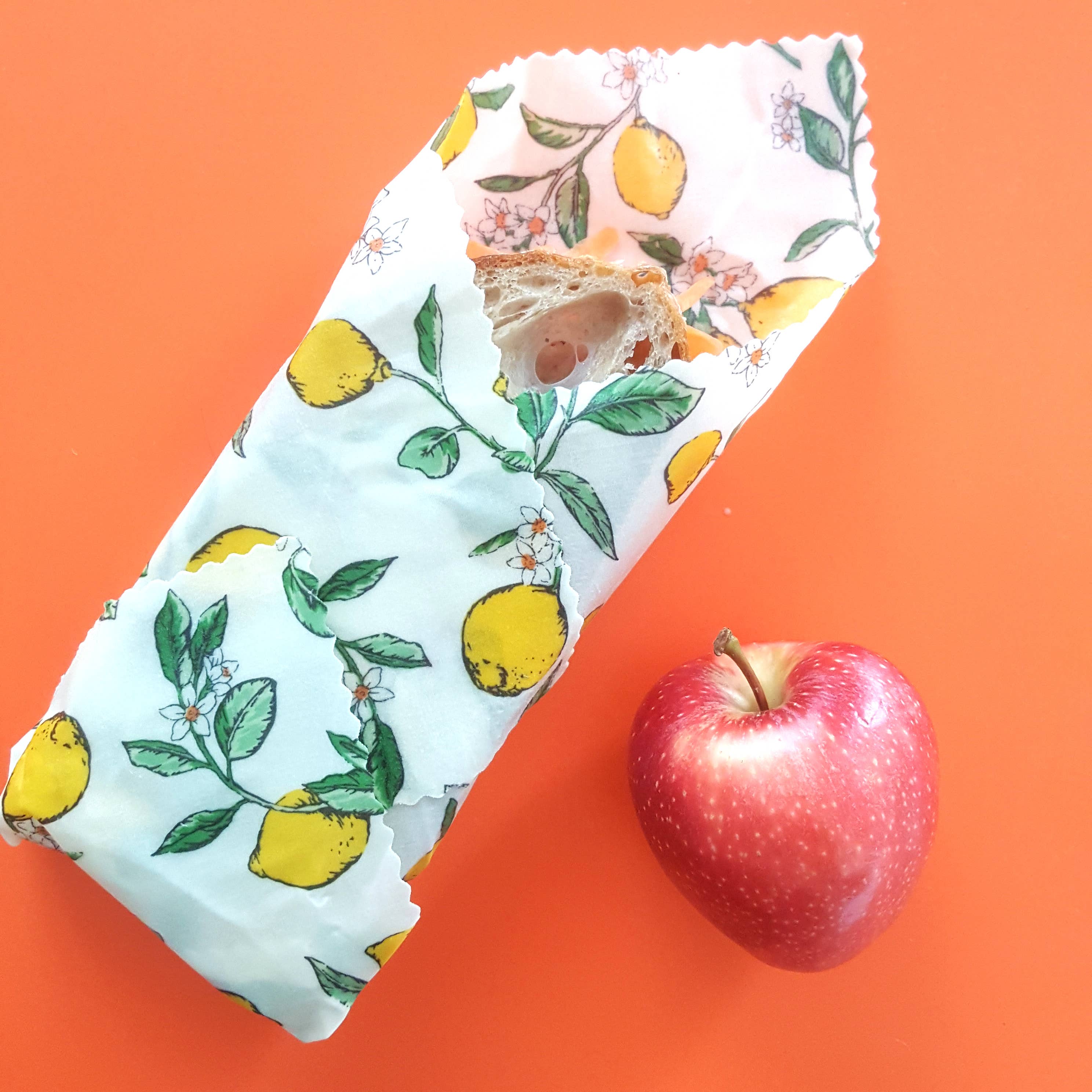 Honey Bee Good – wholesale Food storage wrap/bag – HANDMADE Single Large (12x12in) Beeswax Wraps|Mixed Pattern11