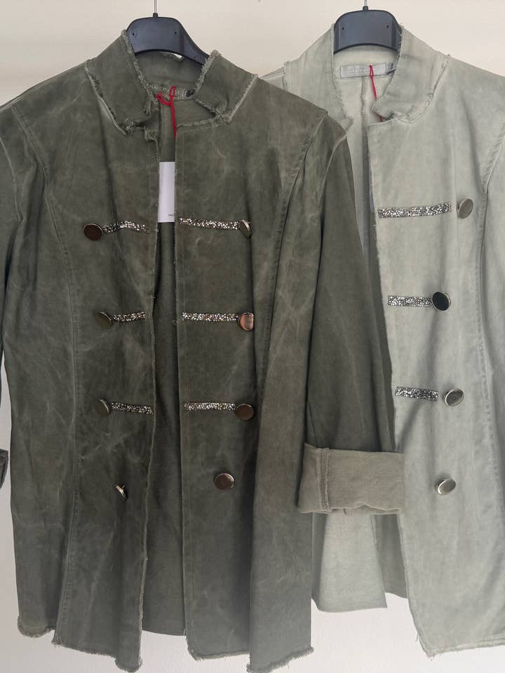 Look Mode Usa - Wholesale Jacket - Women's - Military Style Jacket1